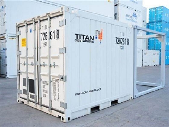 Side door opening multi dual zone refrigerated storage containers
